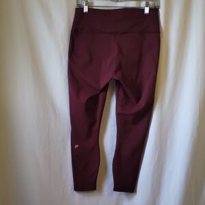 Fabletics Wine High-Rise Full-Length Leggings